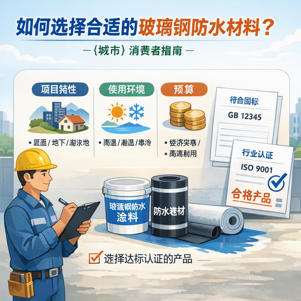 如何判定玻璃钢防水材料的合格标准? 朔州 消费者指南