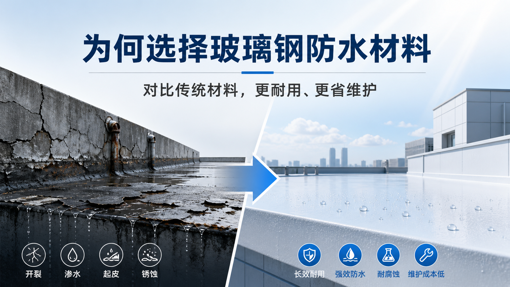 在朔州,为何选择玻璃钢防水材料而非传统材料