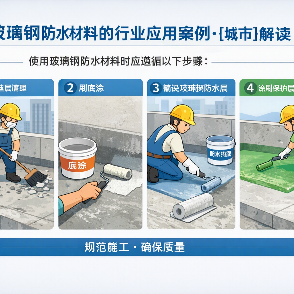 玻璃钢防水材料的行业应用案例,朔州解读